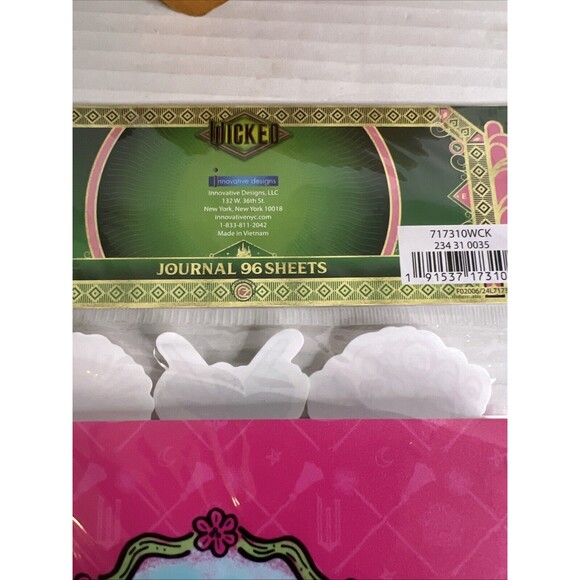 Wicked Glinda Tabbed Journal Hot Pink 96 Sheets Target Bullseye Playground - Picture 5 of 5